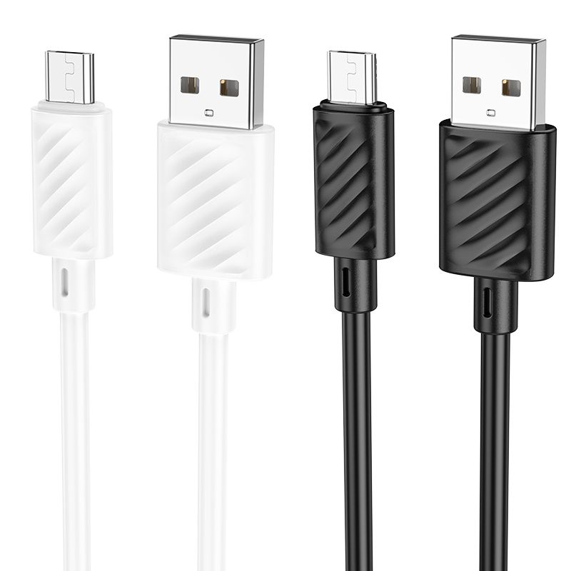 1ee09ef066962496dc2dd9ad2ea180af Cable USB A to Micro USB Hoco 2,4A 2 m X88 white
