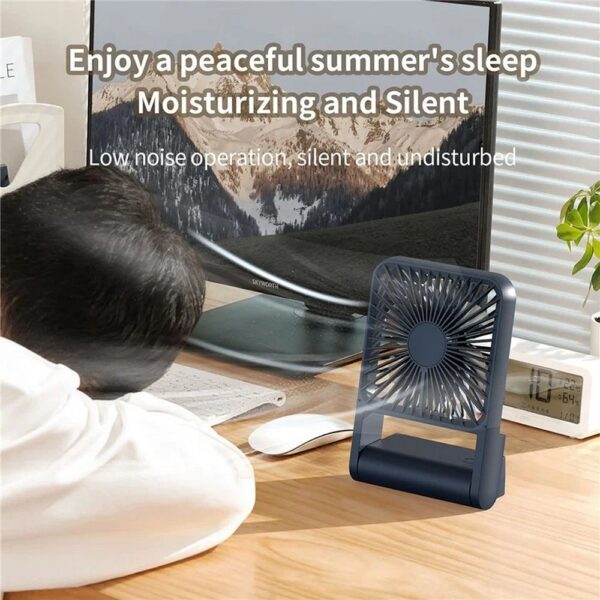Desk fan HX-123 dark blue