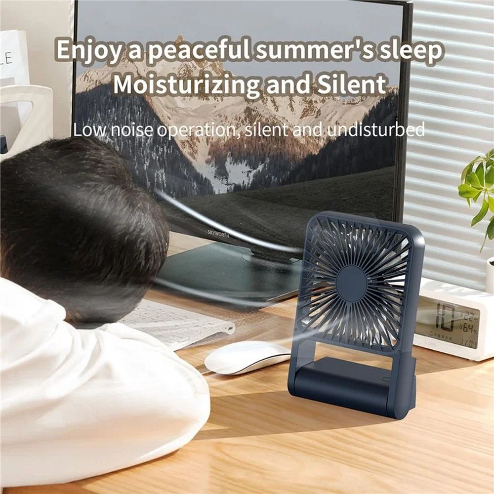 Desk fan HX-123 dark blue