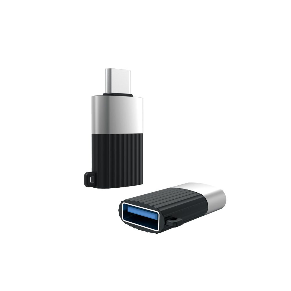 200193_oryg XO adapter NB149-F USB - USB-C black OTG