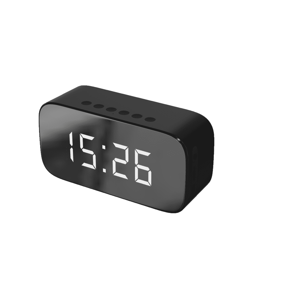 201197_oryg Setty Bluetooth speaker Mirror clock GB-200 black