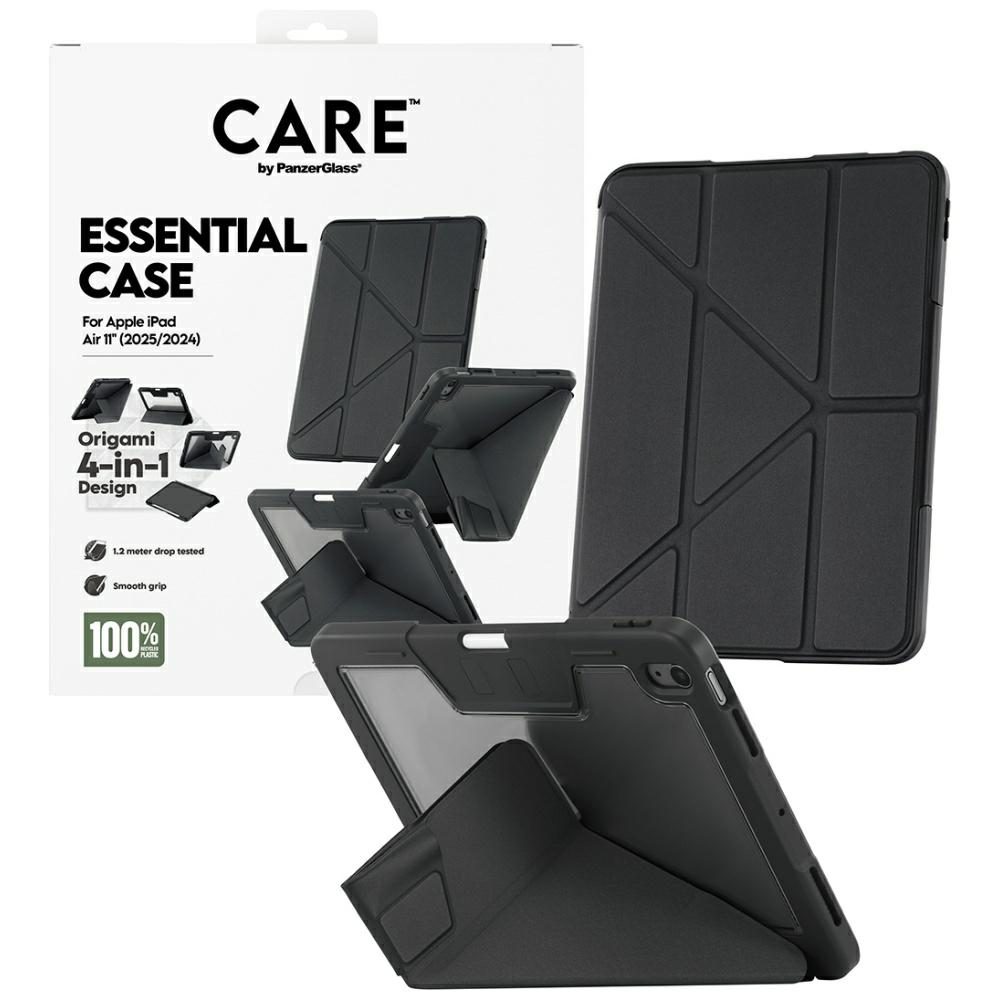 Care by PanzerGlass Y fold case for iPad Air 11" 2025 (7th gen.) / iPad Air 11" 2024 (6th gen.) - blackeng