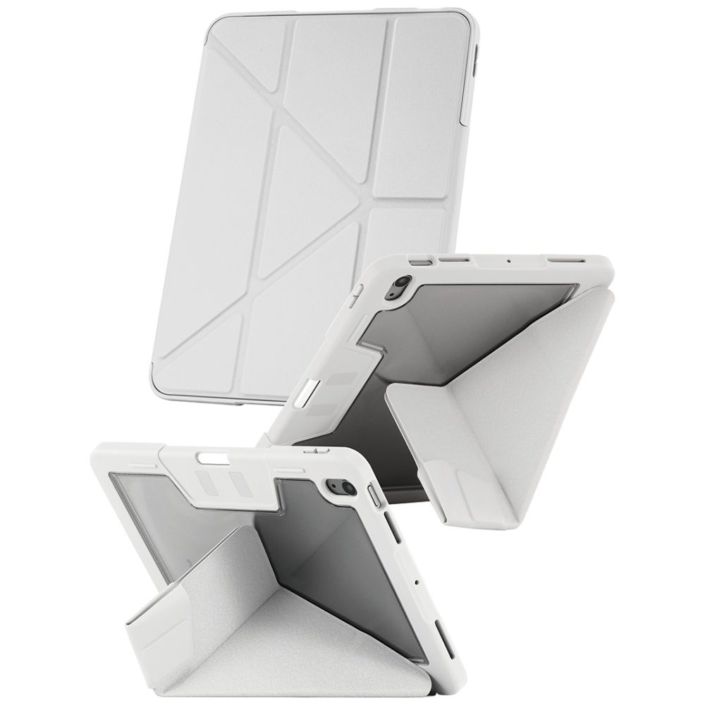 201474_2 Care by PanzerGlass Y fold case for iPad Air 11" 2025 (7th generation) / iPad Air 11" 2024 (6th generation) - light grayeng