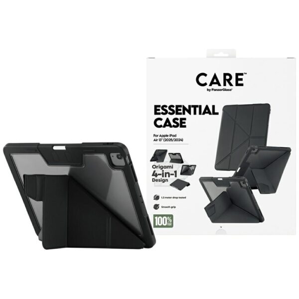Care by PanzerGlass Y fold case for iPad Air 13" 2024 / 2025 - blackeng