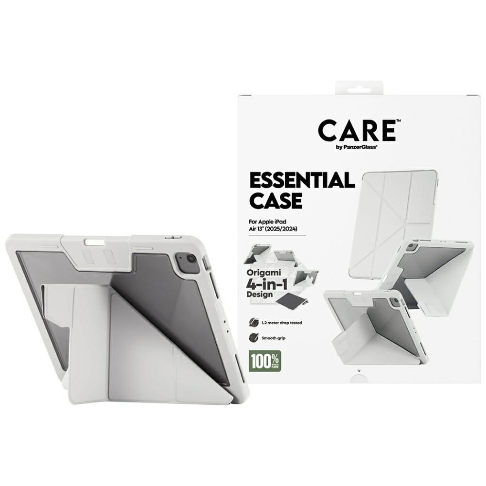 Care by PanzerGlass Y fold case for iPad Air 13" 2024 / 2025 - light grayeng