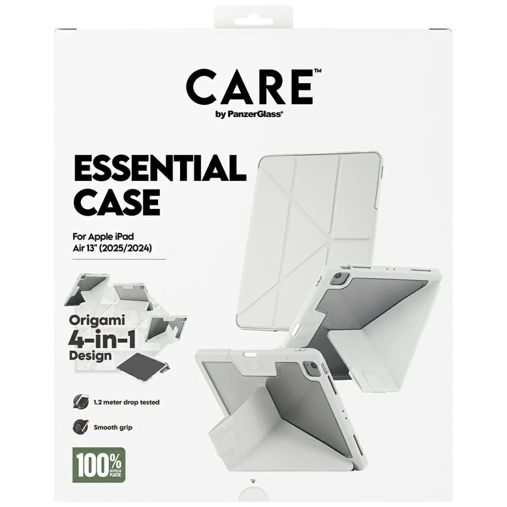 Care by PanzerGlass Y fold case for iPad Air 13" 2024 / 2025 - light grayeng