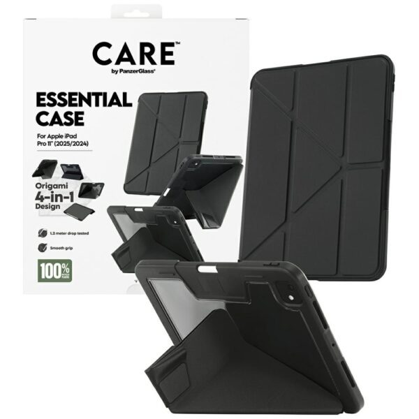 Care by PanzerGlass Y fold case for iPad Pro 11" 2025 / 2024 - blackeng