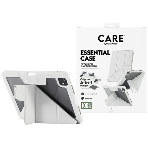 Care by PanzerGlass Y fold case for iPad Pro 11" 2025 / 2024 - light grayeng