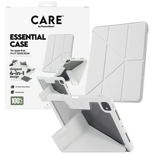 Care by PanzerGlass Y fold case for iPad Pro 11" 2025 / 2024 - light grayeng
