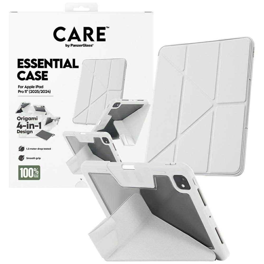 Care by PanzerGlass Y fold case for iPad Pro 11" 2025 / 2024 - light grayeng