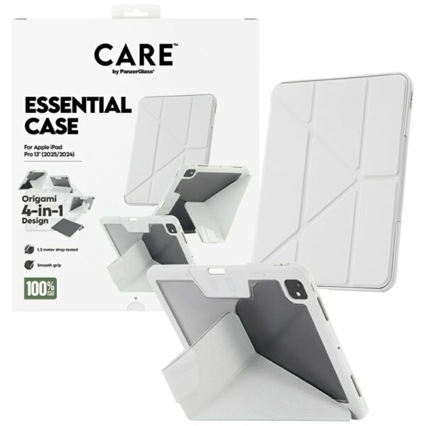Care by PanzerGlass Y fold case for iPad Pro 13" 2024 / 2025 - light grayeng