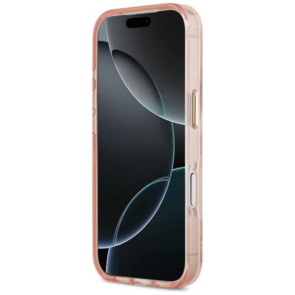 Guess Jungle Tonal Triangle MagSafe Case for iPhone 17 Pro Max - Pinkeng