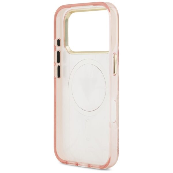 Guess Jungle Tonal Triangle MagSafe Case for iPhone 17 Pro Max - Pinkeng