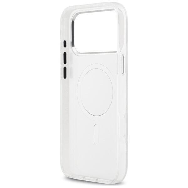 Karl Lagerfeld IML Aquarelle Karl & Choupette & Logo MagSafe Case for iPhone 17 Pro Max - Whiteeng