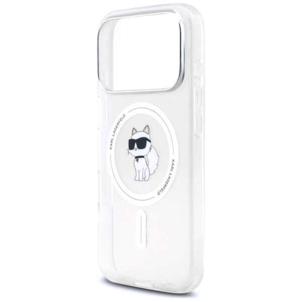 Karl Lagerfeld IML Choupette MagSafe Case for iPhone 17 Pro Max - Transparenteng