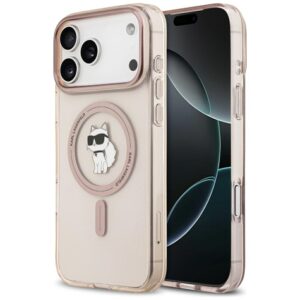 Karl Lagerfeld IML Choupette MagSafe Case for iPhone 17 Pro Max - Pinkeng