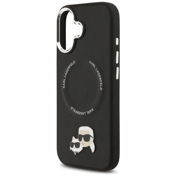 Karl Lagerfeld Karl & Choupette Pins MagSafe Case for iPhone 17 - Blackeng
