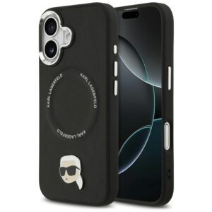 Karl Lagerfeld Karl Pin MagSafe Case for iPhone 17 - Blackeng
