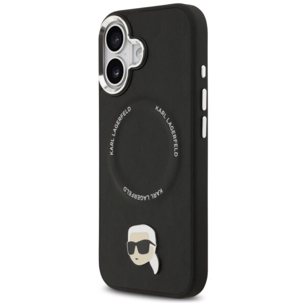 Karl Lagerfeld Karl Pin MagSafe Case for iPhone 17 - Blackeng