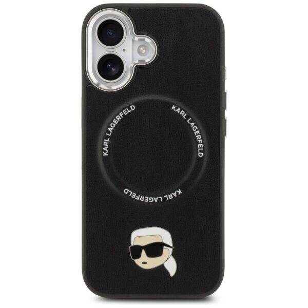 Karl Lagerfeld Karl Pin MagSafe Case for iPhone 17 - Blackeng