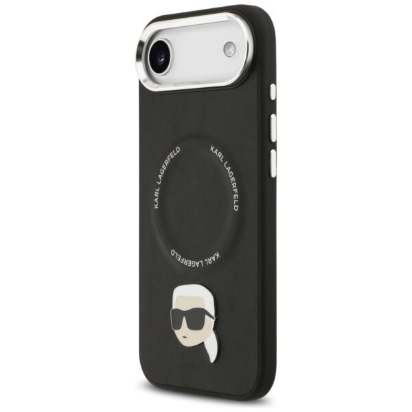 Karl Lagerfeld Karl Pin MagSafe Case for iPhone Air - Blackeng