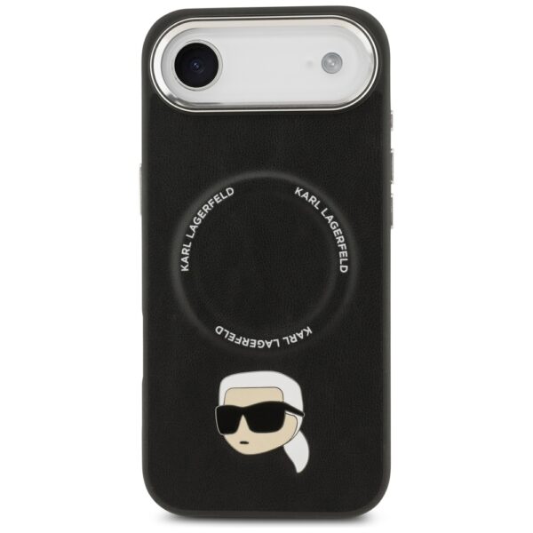 Karl Lagerfeld Karl Pin MagSafe Case for iPhone Air - Blackeng