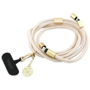 Guess CBDY 4G Charm USB-C / USB-C Cable 150cm - Beigeeng