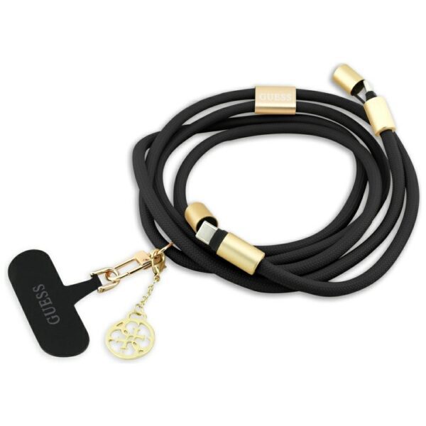 Guess CBDY 4G Charm USB-C / USB-C Cable 150cm - Blackeng