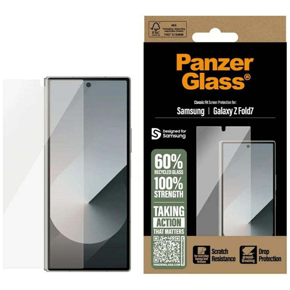 PanzerGlass Classic Fit Tempered Glass for Samsung Galaxy Z Fold 7eng