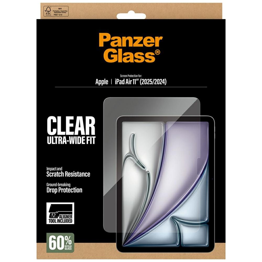 PanzerGlass Ultra-Wide Fit Tempered Glass for iPad Air 11" 2025 (7th Gen.) / iPad Air 11" 2024 (6th Gen.)eng