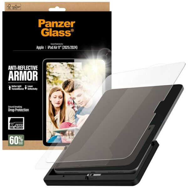 201567_4 PanzerGlass Ultra-Wide Fit Reflective Armor Tempered Glass for iPad Air 11" 2025 (7th Gen.) / iPad Air 11" 2024 (6th Gen.)eng