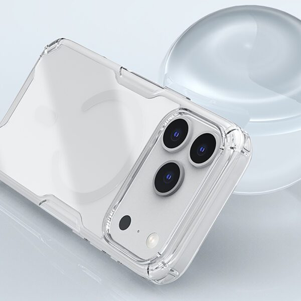 Nature TPU Pro Magnetic Case IP17 Pro Whitepol