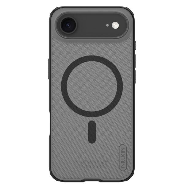 Super Frosted Shield Pro Magnetic Case IP17 Air Transparent blackpol