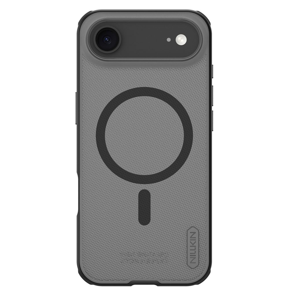 Super Frosted Shield Pro Magnetic Case IP17 Air Transparent blackpol