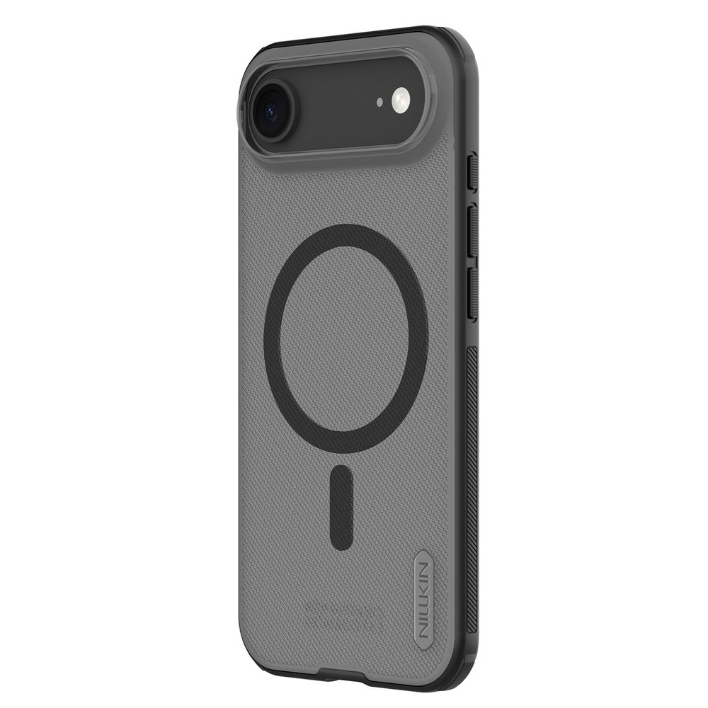 Super Frosted Shield Pro Magnetic Case IP17 Air Transparent blackpol