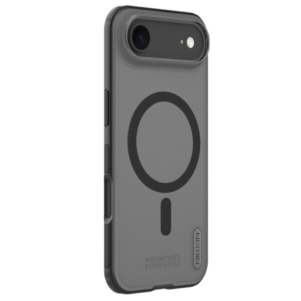 Super Frosted Shield Pro Magnetic Case IP17 Air Transparent blackpol