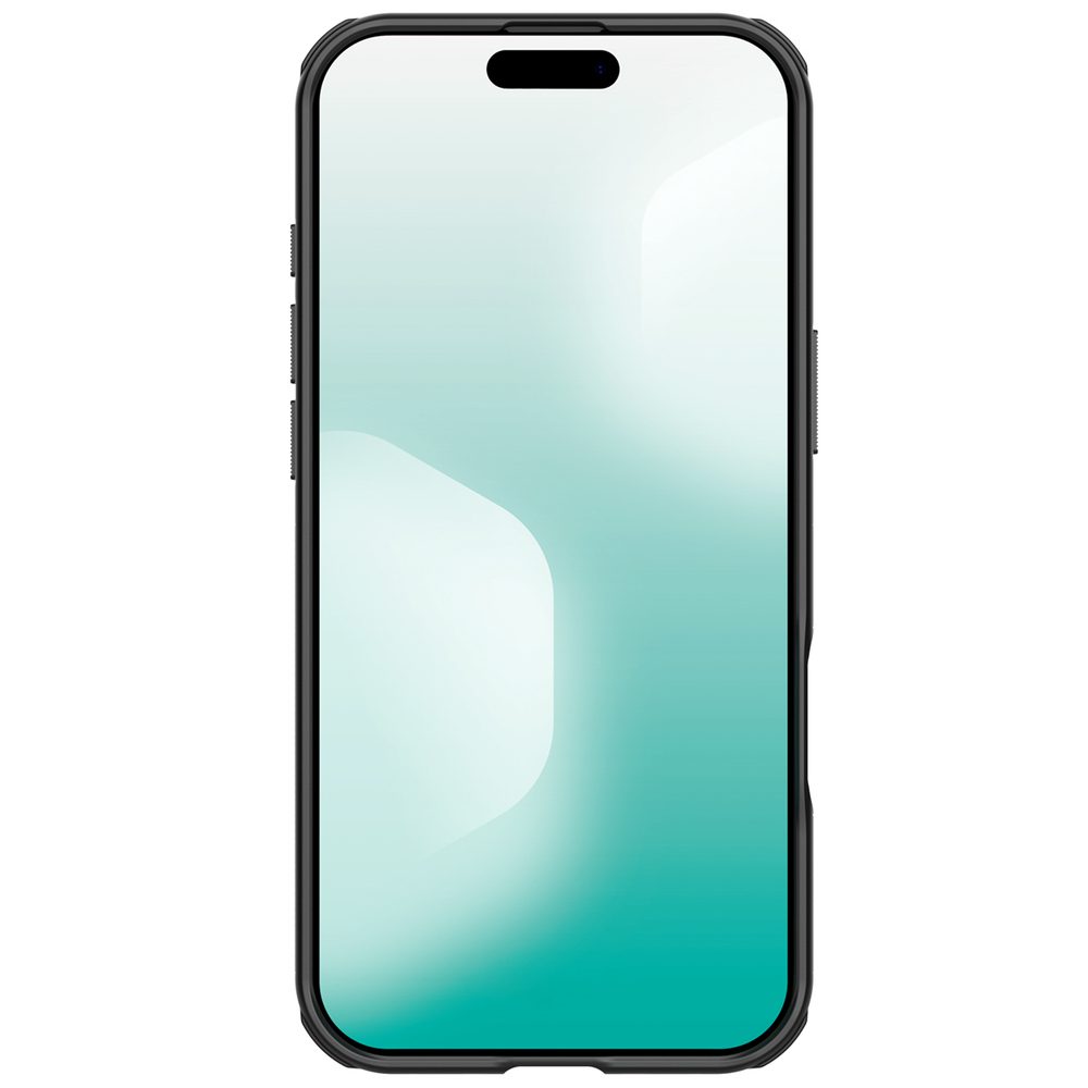 Super Frosted Shield Pro Magnetic Case IP17 Air Transparent blackpol