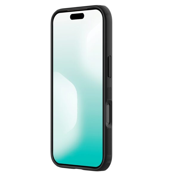 Super Frosted Shield Pro Magnetic Case IP17 Pro Transparent blackpol