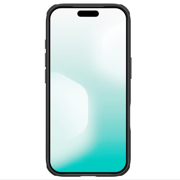 Super Frosted Shield Pro Magnetic Case IP17 Pro Transparent blackpol