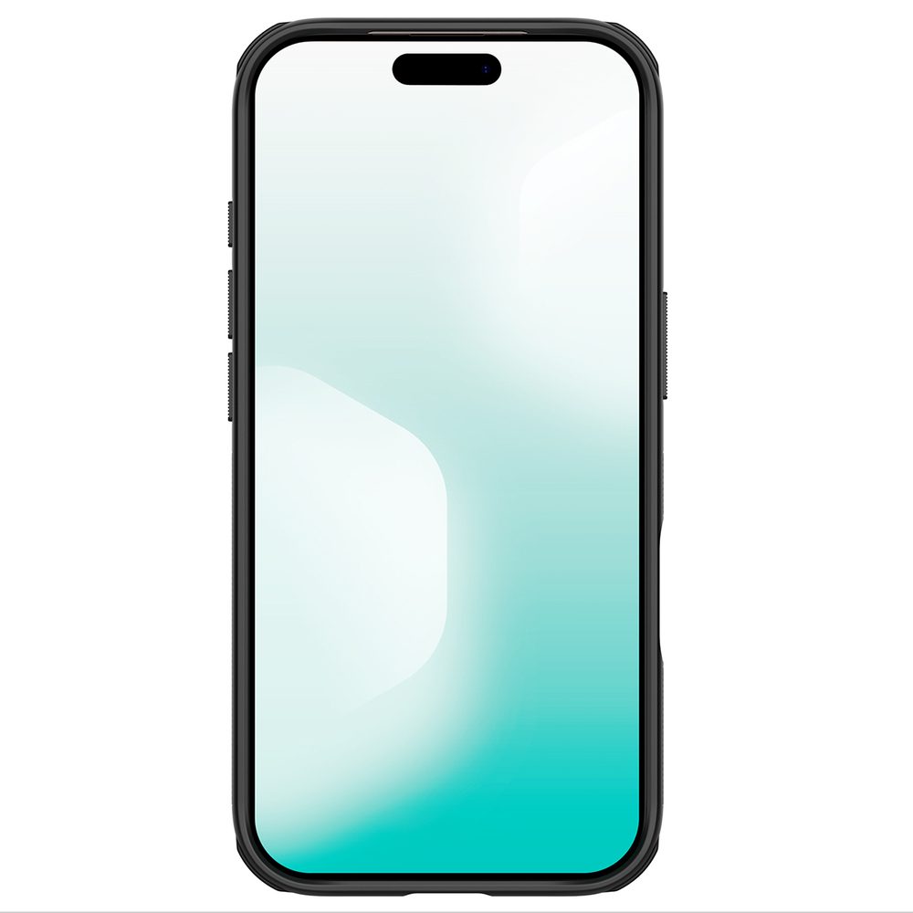 Super Frosted Shield Pro Magnetic Case IP17 Pro Transparent blackpol