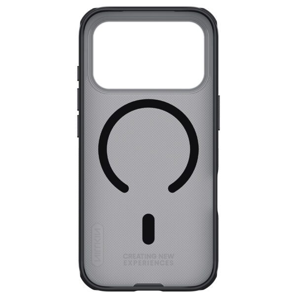 Super Frosted Shield Pro Magnetic Case IP17 Pro Transparent blackpol