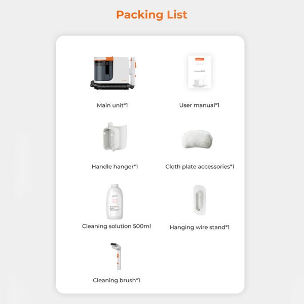 UWANT B200-SE 12000Pa 450W washing vacuum cleaner - whiteeng