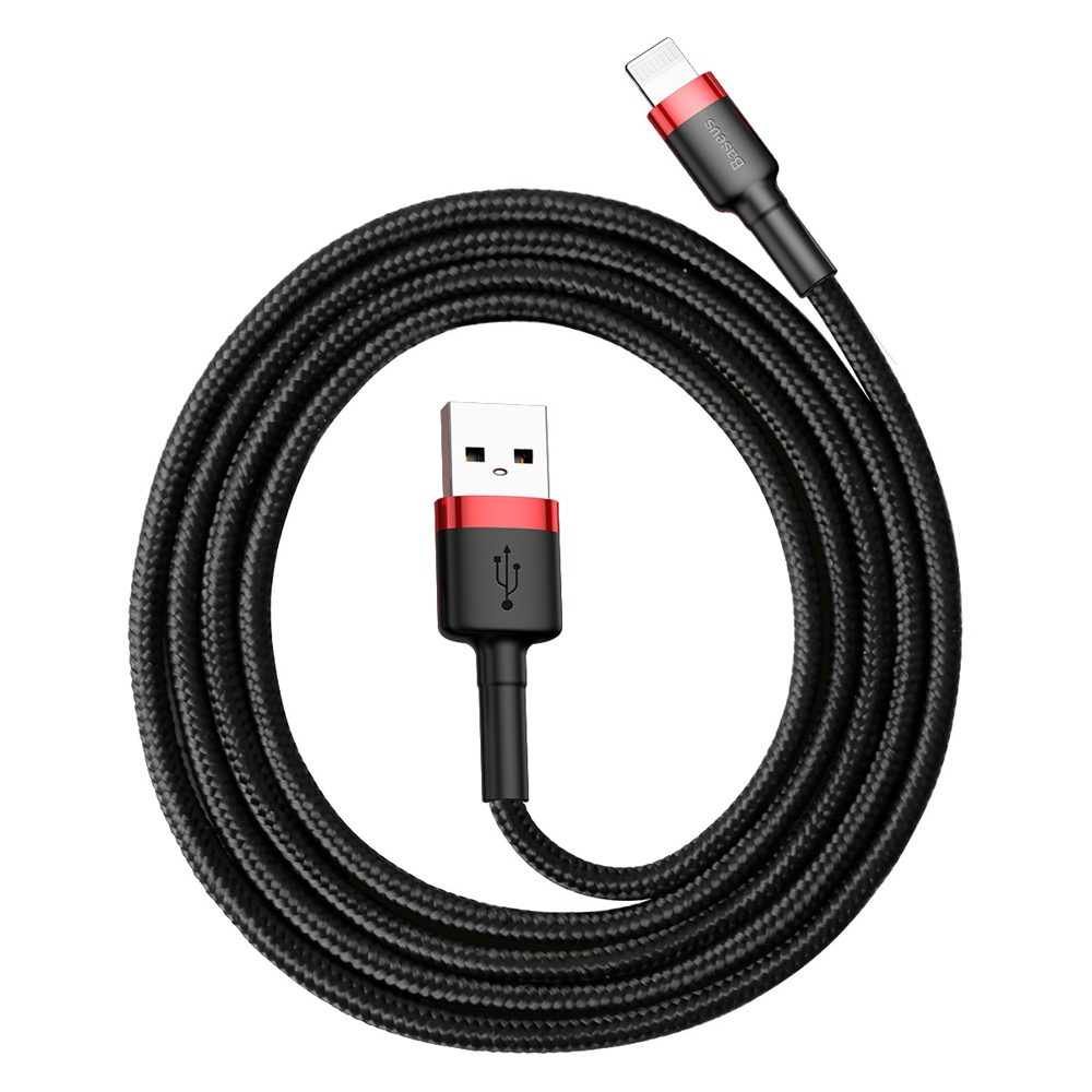 Baseus Cafule USB-A / Lightning 2.4A QC 3.0 cable 1 m - black and redeng