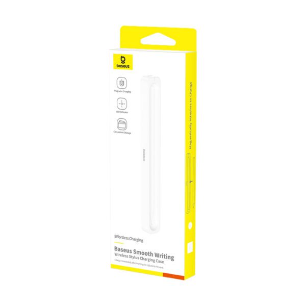 Baseus Smooth Writing Stylus Charging Case with Baseus Simple USB-C 3A Cable 30cm - Whiteeng