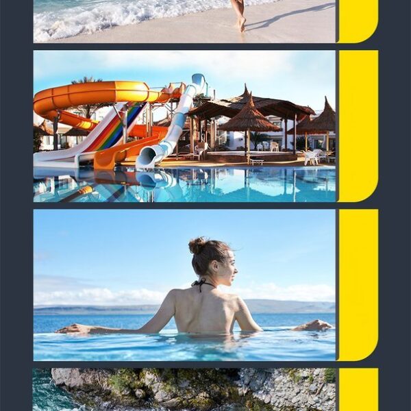 Baseus universal waterproof cover phone case (max 7.2'') for swimming pool IPX8 white (ACFSD-D02)eng