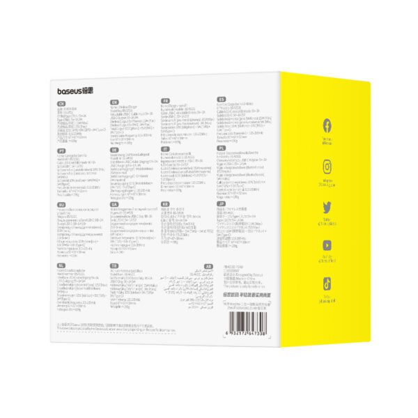 Baseus BS-W531 MagSafe / Qi USB-C 20W 2-in-1 Wireless Charger - Blackeng