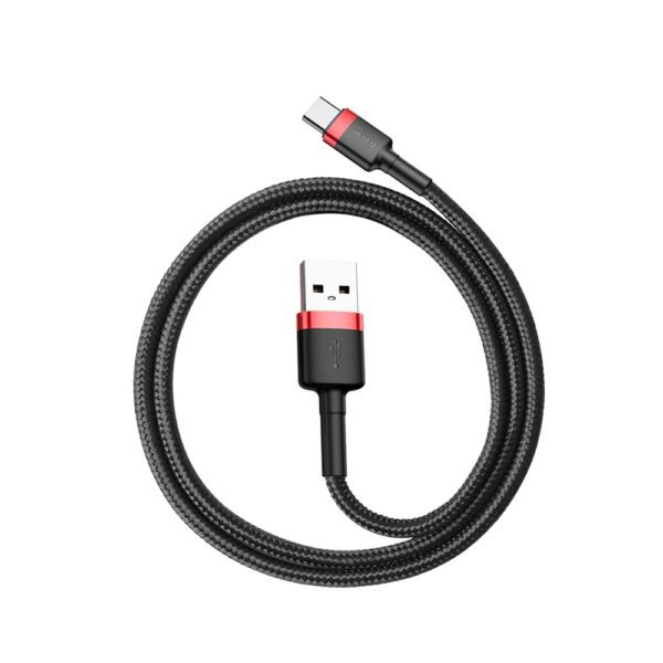 Baseus Cafule USB-A / USB-C QC 3.0 3A cable 0.5 m - black and redeng