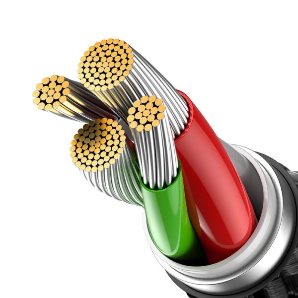 Baseus Glimmer Series cable USB-A - Lightning 480Mb/s 2.4A 2m blackeng