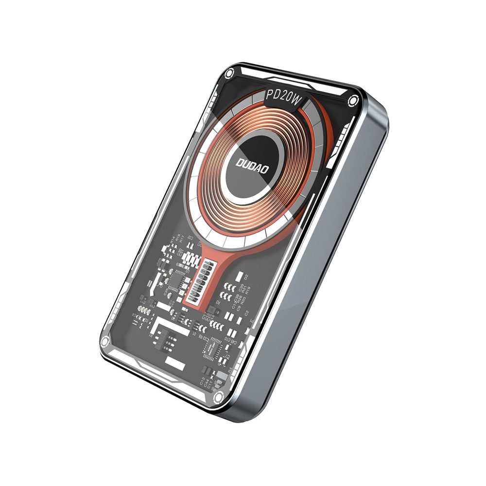 Dudao TGK1 power bank with MagSafe wireless charger 20W 10000mAh black (TGK1-black)eng