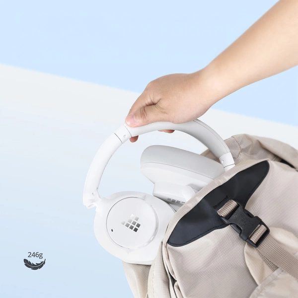 Tronsmart SOUNFII Q20S Hybrid ANC Wireless Headphones with Active Noise Cancelling - Whiteeng